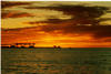 sunset over wallaroo jetty